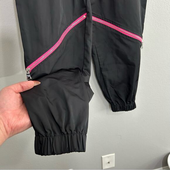 Tiger Mist Mila Mesh Pants Black Pink Joggers Small - Picture 4 of 12